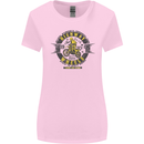 Highway Wheels Motocross Motorcycle Womens Wider Cut T-Shirt Light Pink