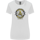 Highway Wheels Motocross Motorcycle Womens Wider Cut T-Shirt White