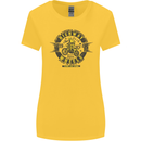 Highway Wheels Motocross Motorcycle Womens Wider Cut T-Shirt Yellow