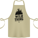 Hiking Wild Thing Camping Rambling Outdoors Cotton Apron 100% Organic Khaki