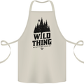 Hiking Wild Thing Camping Rambling Outdoors Cotton Apron 100% Organic Natural