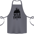 Hiking Wild Thing Camping Rambling Outdoors Cotton Apron 100% Organic Steel