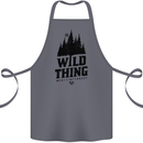 Hiking Wild Thing Camping Rambling Outdoors Cotton Apron 100% Organic Steel