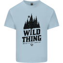Hiking Wild Thing Camping Rambling Outdoors Kids T-Shirt Childrens Light Blue