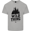 Hiking Wild Thing Camping Rambling Outdoors Kids T-Shirt Childrens Sports Grey