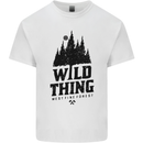 Hiking Wild Thing Camping Rambling Outdoors Mens Cotton T-Shirt Tee Top White