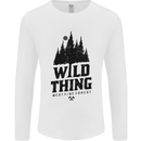 Hiking Wild Thing Camping Rambling Outdoors Mens Long Sleeve T-Shirt White