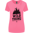 Hiking Wild Thing Camping Rambling Outdoors Womens Wider Cut T-Shirt Azalea