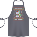 Hippo Christmas Funny Hippopotamus Cotton Apron 100% Organic Steel