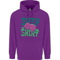 Hippo Sleep Shirt Sleeping Pajamas Childrens Kids Hoodie Purple