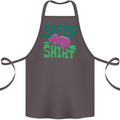 Hippo Sleep Shirt Sleeping Pajamas Cotton Apron 100% Organic Dark Grey