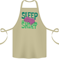 Hippo Sleep Shirt Sleeping Pajamas Cotton Apron 100% Organic Khaki
