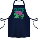 Hippo Sleep Shirt Sleeping Pajamas Cotton Apron 100% Organic Navy Blue