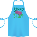Hippo Sleep Shirt Sleeping Pajamas Cotton Apron 100% Organic Turquoise