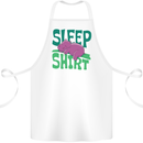 Hippo Sleep Shirt Sleeping Pajamas Cotton Apron 100% Organic White