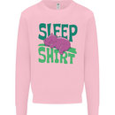 Hippo Sleep Shirt Sleeping Pajamas Kids Sweatshirt Jumper Light Pink