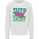 Hippo Sleep Shirt Sleeping Pajamas Kids Sweatshirt Jumper White