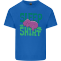 Hippo Sleep Shirt Sleeping Pajamas Kids T-Shirt Childrens Royal Blue