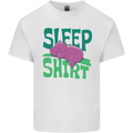 Hippo Sleep Shirt Sleeping Pajamas Kids T-Shirt Childrens White