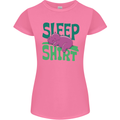 Hippo Sleep Shirt Sleeping Pajamas Womens Petite Cut T-Shirt Azalea