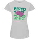 Hippo Sleep Shirt Sleeping Pajamas Womens Petite Cut T-Shirt Sports Grey