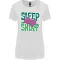 Hippo Sleep Shirt Sleeping Pajamas Womens Wider Cut T-Shirt White