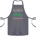 Hippopotamus Hippo Christmas Funny Cotton Apron 100% Organic Steel