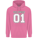 His Queen Funny Wedding Anniversary Childrens Kids Hoodie Azalea