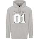 His Queen Funny Wedding Anniversary Childrens Kids Hoodie Sports Grey