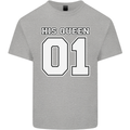 His Queen Funny Wedding Anniversary Kids T-Shirt Childrens Sports Grey