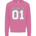 His Queen Funny Wedding Anniversary Mens Sweatshirt Jumper Azalea