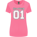 His Queen Funny Wedding Anniversary Womens Wider Cut T-Shirt Azalea