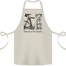 History of the Bicycle Cyclist Cycling Bike Cotton Apron 100% Organic Natural