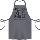 History of the Bicycle Cyclist Cycling Bike Cotton Apron 100% Organic Steel