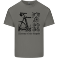 History of the Bicycle Cyclist Cycling Bike Kids T-Shirt Childrens Charcoal