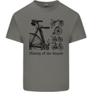 History of the Bicycle Cyclist Cycling Bike Kids T-Shirt Childrens Charcoal
