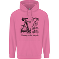 History of the Bicycle Cyclist Cycling Bike Mens 80% Cotton Hoodie Azelea