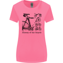 History of the Bicycle Cyclist Cycling Bike Womens Wider Cut T-Shirt Azalea