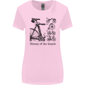 History of the Bicycle Cyclist Cycling Bike Womens Wider Cut T-Shirt Light Pink