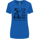 History of the Bicycle Cyclist Cycling Bike Womens Wider Cut T-Shirt Royal Blue