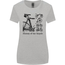 History of the Bicycle Cyclist Cycling Bike Womens Wider Cut T-Shirt Sports Grey