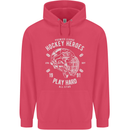Hockey Heroes Street Ice Childrens Kids Hoodie Heliconia
