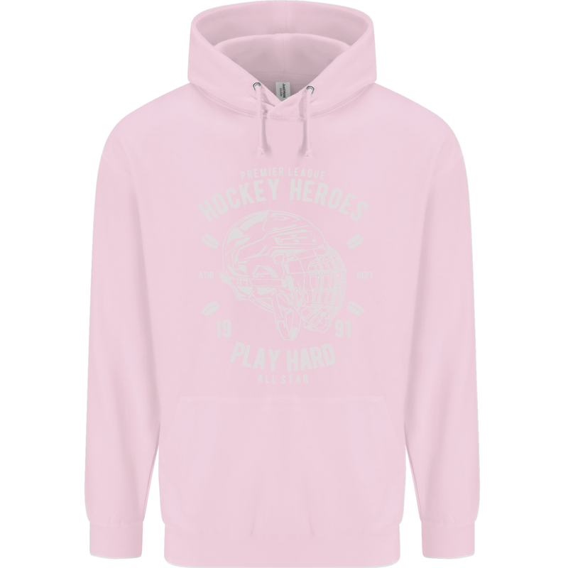 Hockey Heroes Street Ice Childrens Kids Hoodie Light Pink