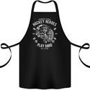 Hockey Heroes Street Ice Cotton Apron 100% Organic Black