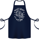 Hockey Heroes Street Ice Cotton Apron 100% Organic Navy Blue