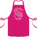 Hockey Heroes Street Ice Cotton Apron 100% Organic Pink