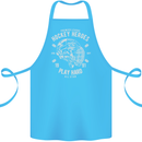 Hockey Heroes Street Ice Cotton Apron 100% Organic Turquoise