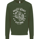 Hockey Heroes Street Ice Kids Sweatshirt Jumper Forest Green