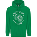 Hockey Heroes Street Ice Mens 80% Cotton Hoodie Irish Green