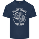Hockey Heroes Street Ice Mens Cotton T-Shirt Tee Top Navy Blue